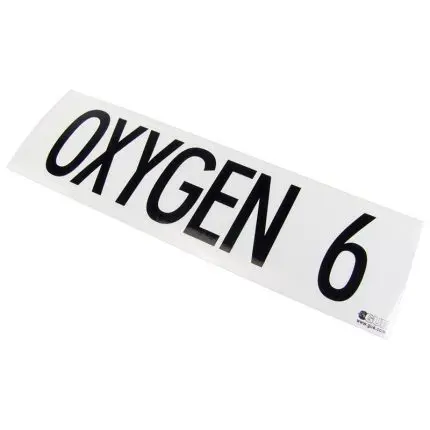 GUE Oxygen 6 Decal